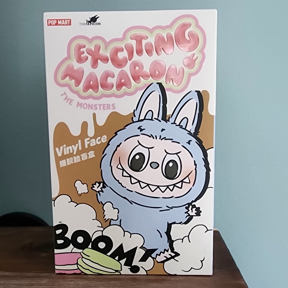 THE MONSTERS - Exciting Macaron Vinyl Face Plush Pendant TOFFEE Labubu